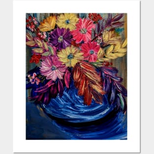 Beautiful abstract bouquet of flowers Posters and Art